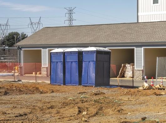 the number of construction portable restrooms needed for a work site depends on the size and period of the project, as well as the number of workers on site